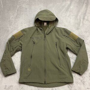 Triple Aught Design TAD Gear Men's Green Fleece Lined Stealth Hoodie Size XL
